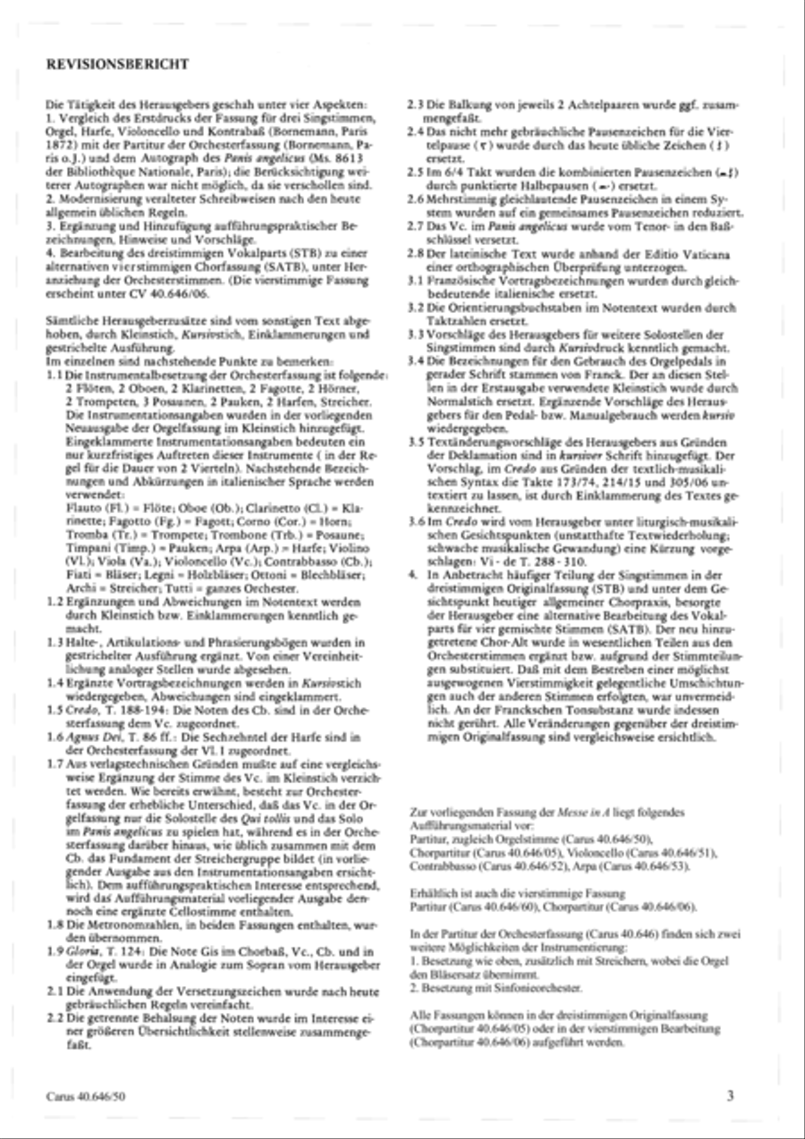 Mass in A major STB scores gallery preview page 5