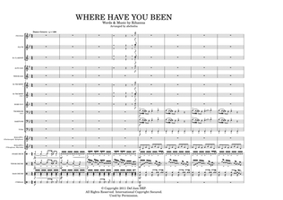 Where Have You Been - Score Only