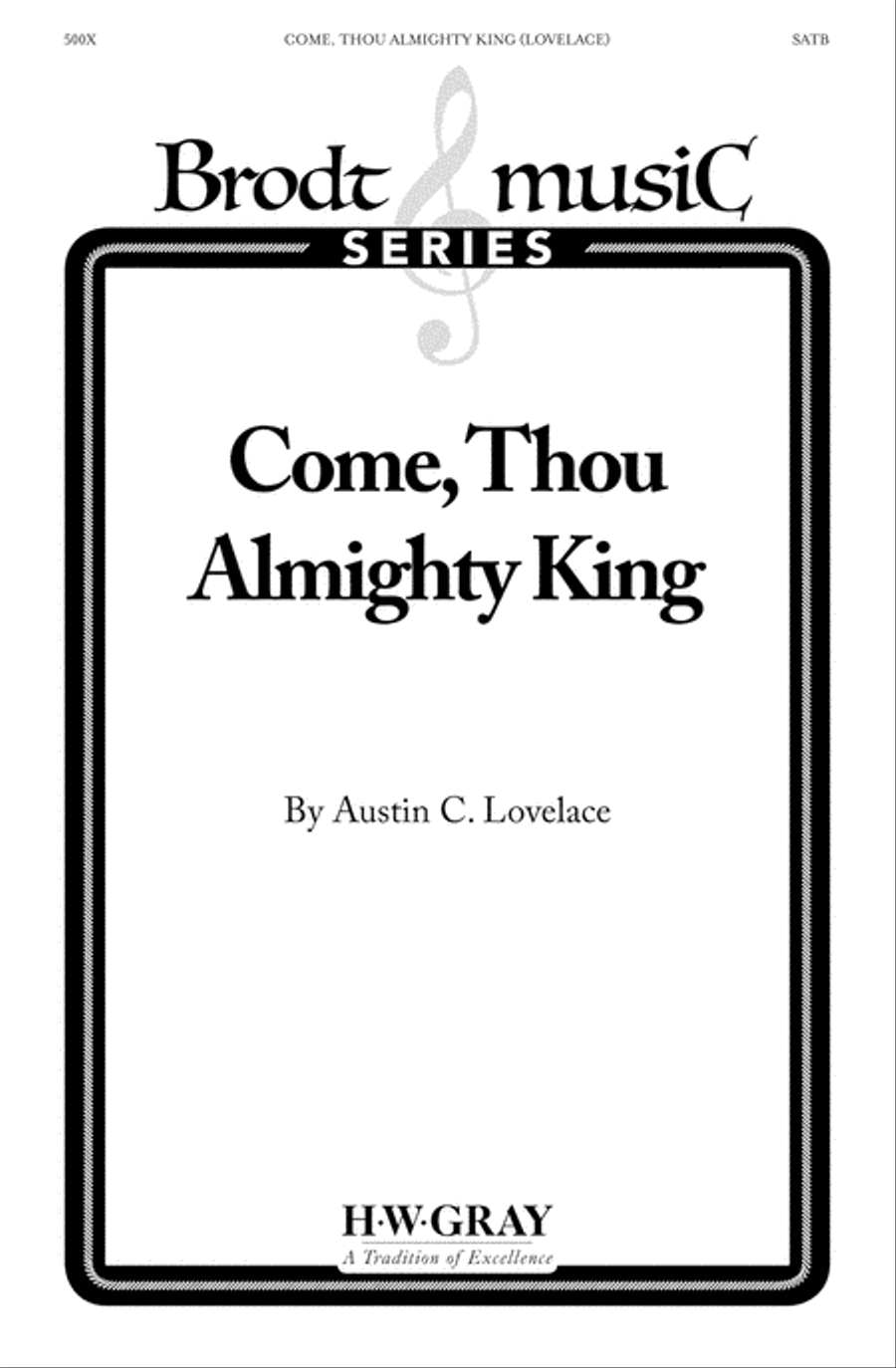 Come, Thou Almighty King 4-Part scores gallery preview page 1