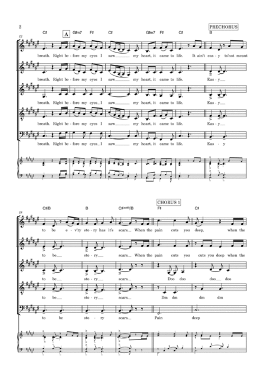 Remedy A Cappella scores gallery preview page 2