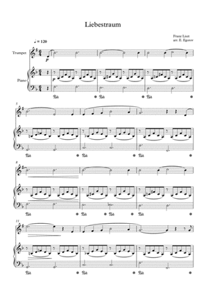 Liebestraum (Dream Of Love), Franz Liszt, For Trumpet & Piano