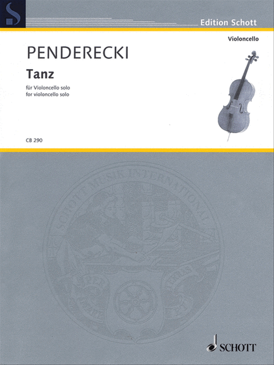 Tanz Cello Solo scores gallery preview page 1