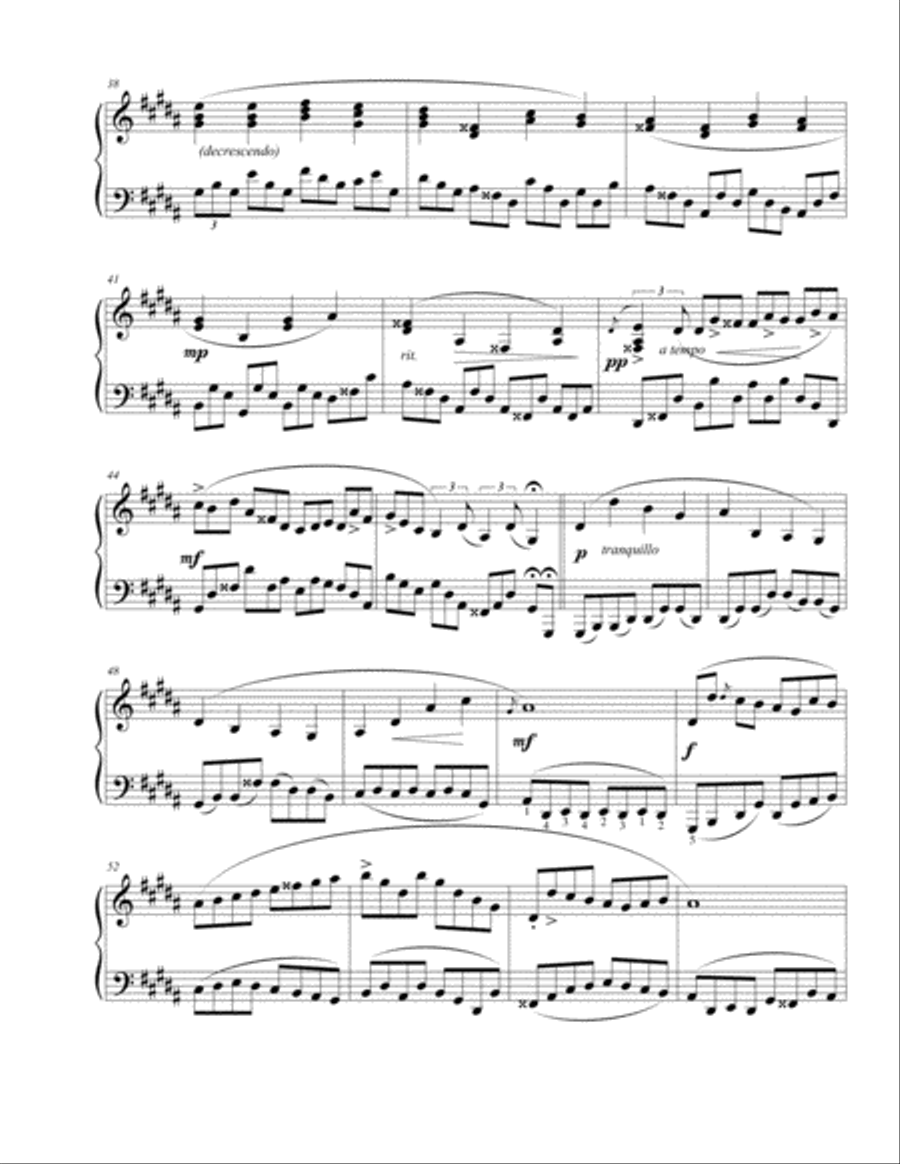 Prayer Piano Solo scores gallery preview page 3