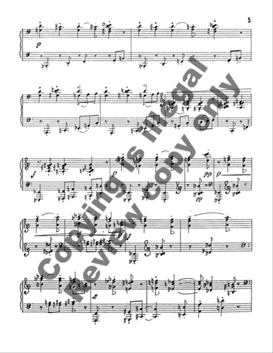 Troika Ride Piano Solo scores gallery preview page 10