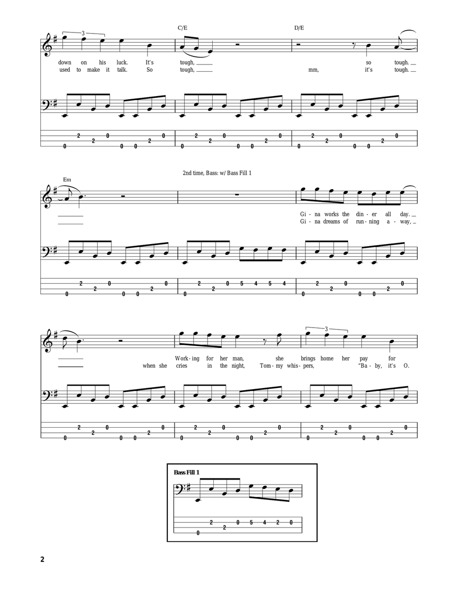 Livin' On A Prayer Acoustic Guitar scores gallery preview page 2