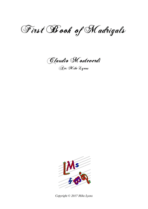 Book cover for Monteverdi First Book of Madrigals