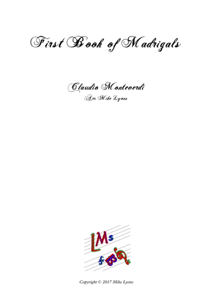 Monteverdi First Book of Madrigals image number null