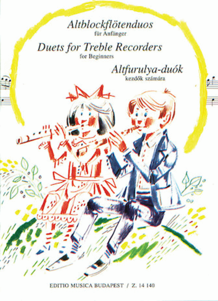 Duets for Treble Recorders for Beginners Woodwind Duet scores gallery preview page 1