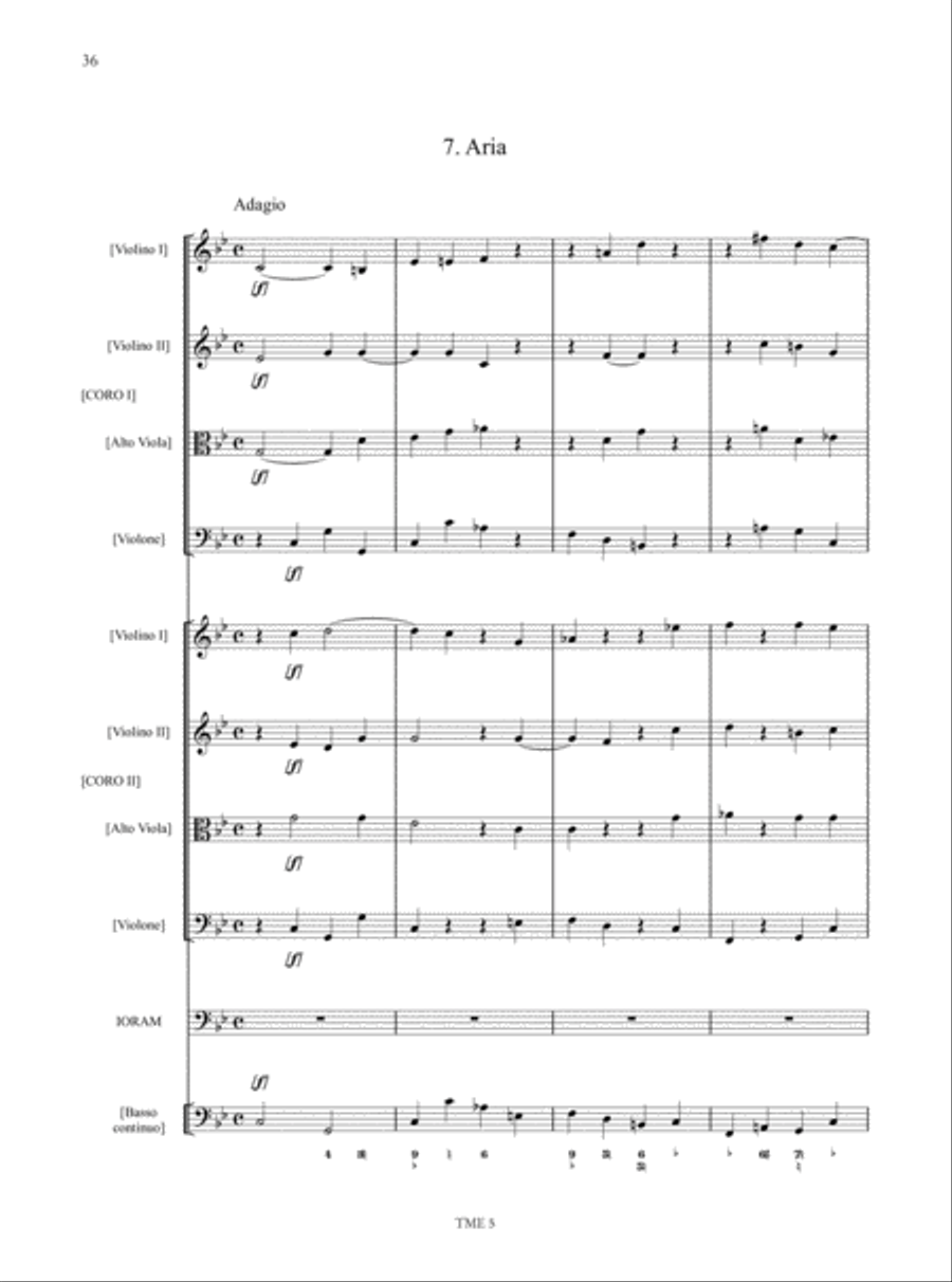 La profezia d’Eliseo nell’assedio di Samaria (Modena 1686). Critical Edition Choir scores gallery preview page 9