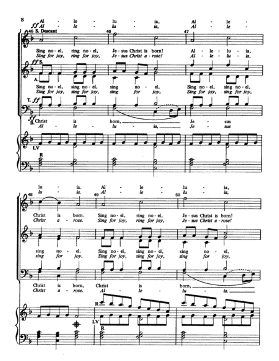Seasonal Procession Choir scores gallery preview page 8