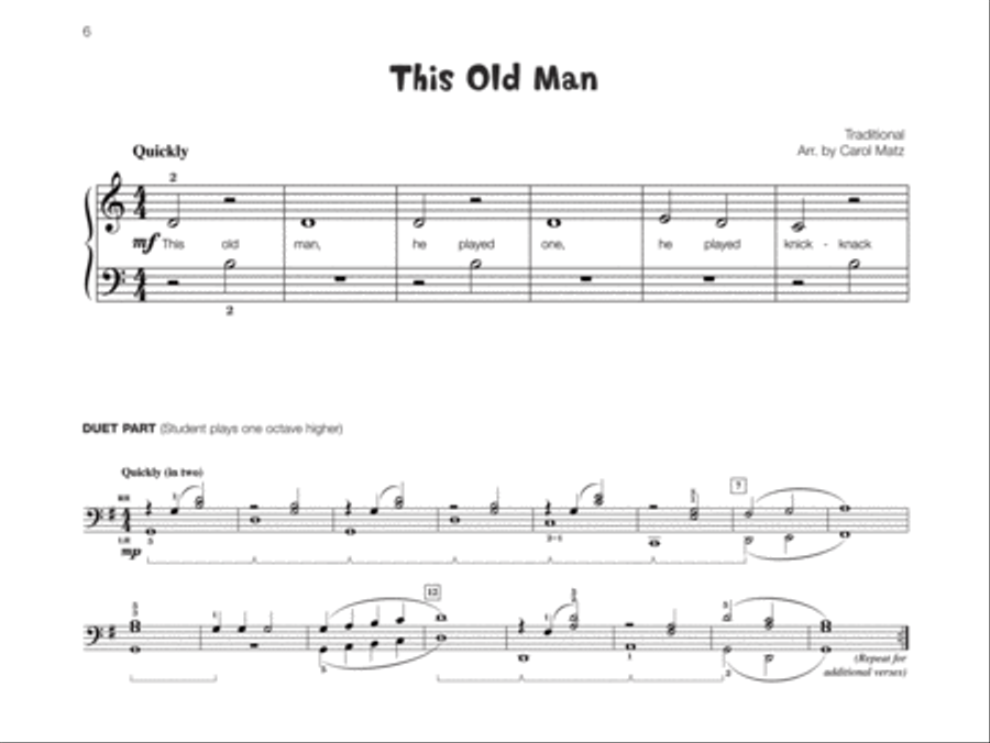 Famous & Fun Favorites, Book 1 Piano Method scores gallery preview page 5