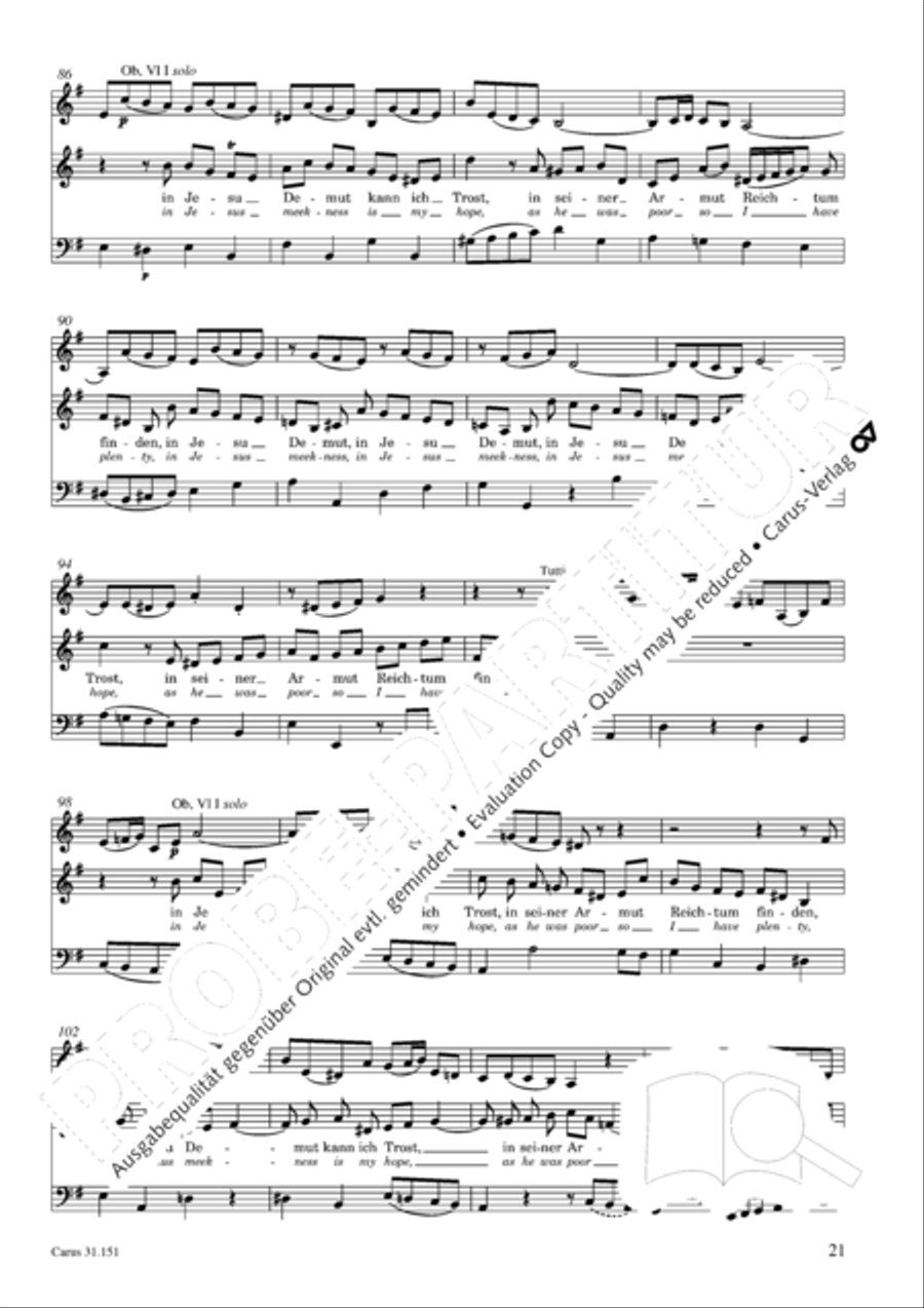 Comfort sweet, that Jesus came 4-Part scores gallery preview page 22