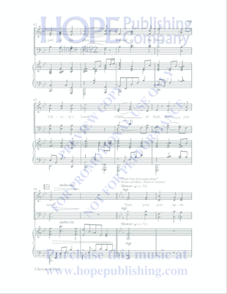 My Savior's Love My Savior's Love Listening CD scores gallery preview page 57