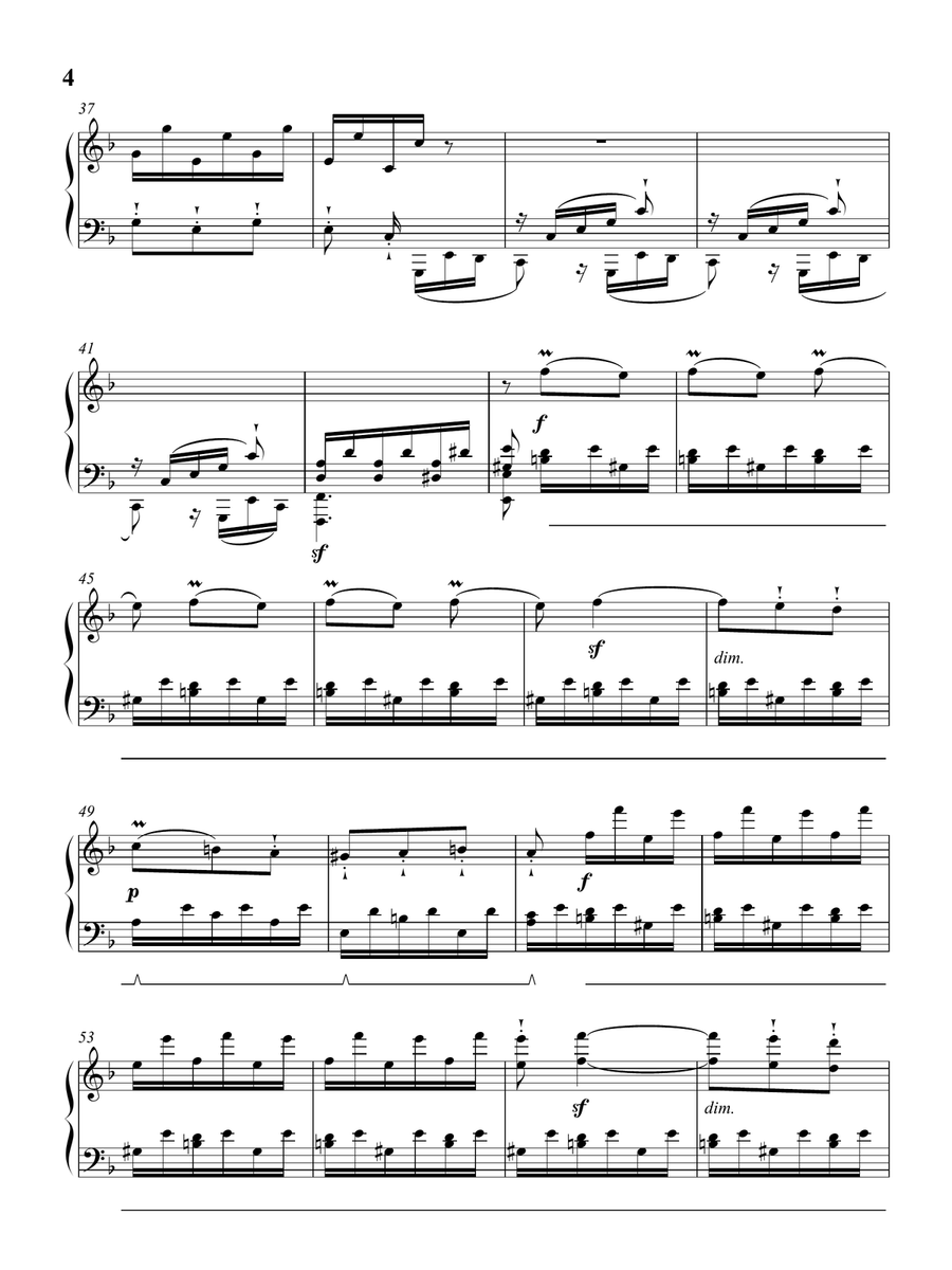 Beethoven: Sonate No. 17 “Tempest”, 3rd Movement, Opus 31, No. 2 (for Piano) Piano Method scores gallery preview page 5