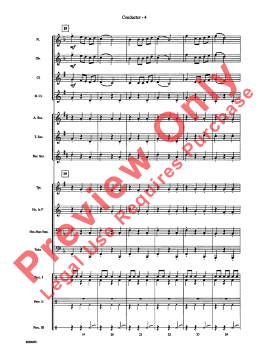 Christmas in Mexico Christmas in Mexico Concert Band scores gallery preview page 6