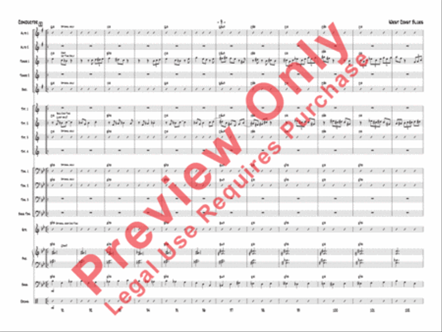 West Coast Blues West Coast Blues Jazz Ensemble scores gallery preview page 32