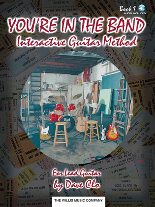 Book cover for You're in the Band – Interactive Guitar Method