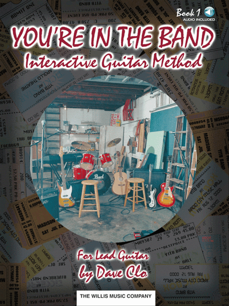 Book cover for You're in the Band – Interactive Guitar Method