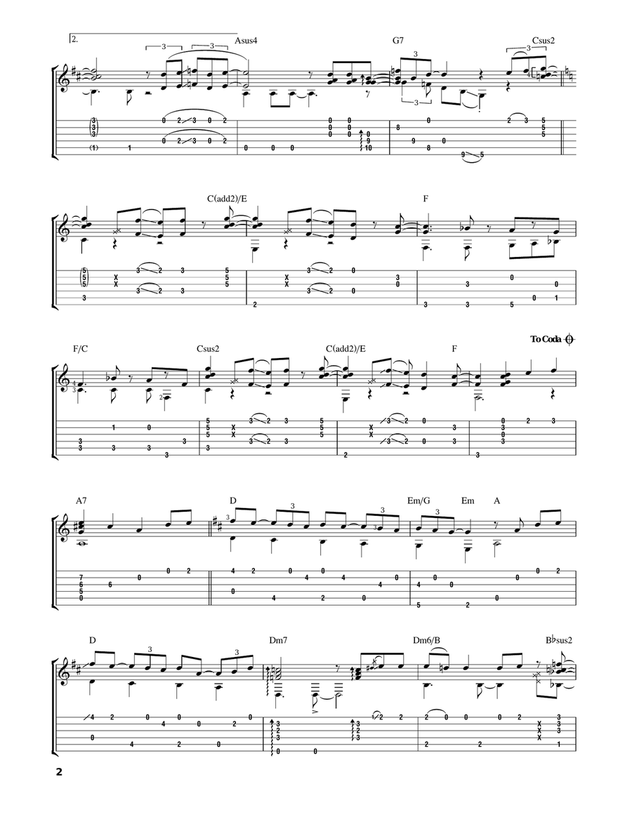 Penny Lane Penny Lane Acoustic Guitar scores gallery preview page 2