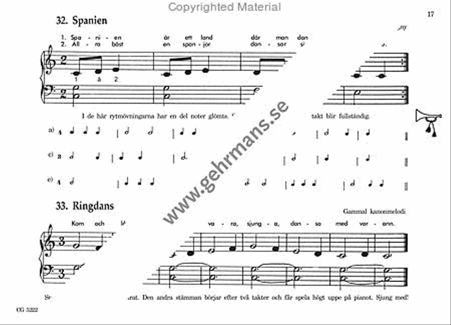 Vi spelar piano 1 Piano Solo scores gallery preview page 7