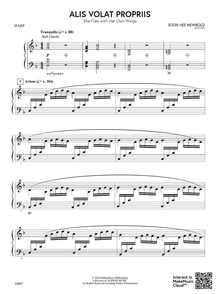 Alis Volat Propriis: Harp