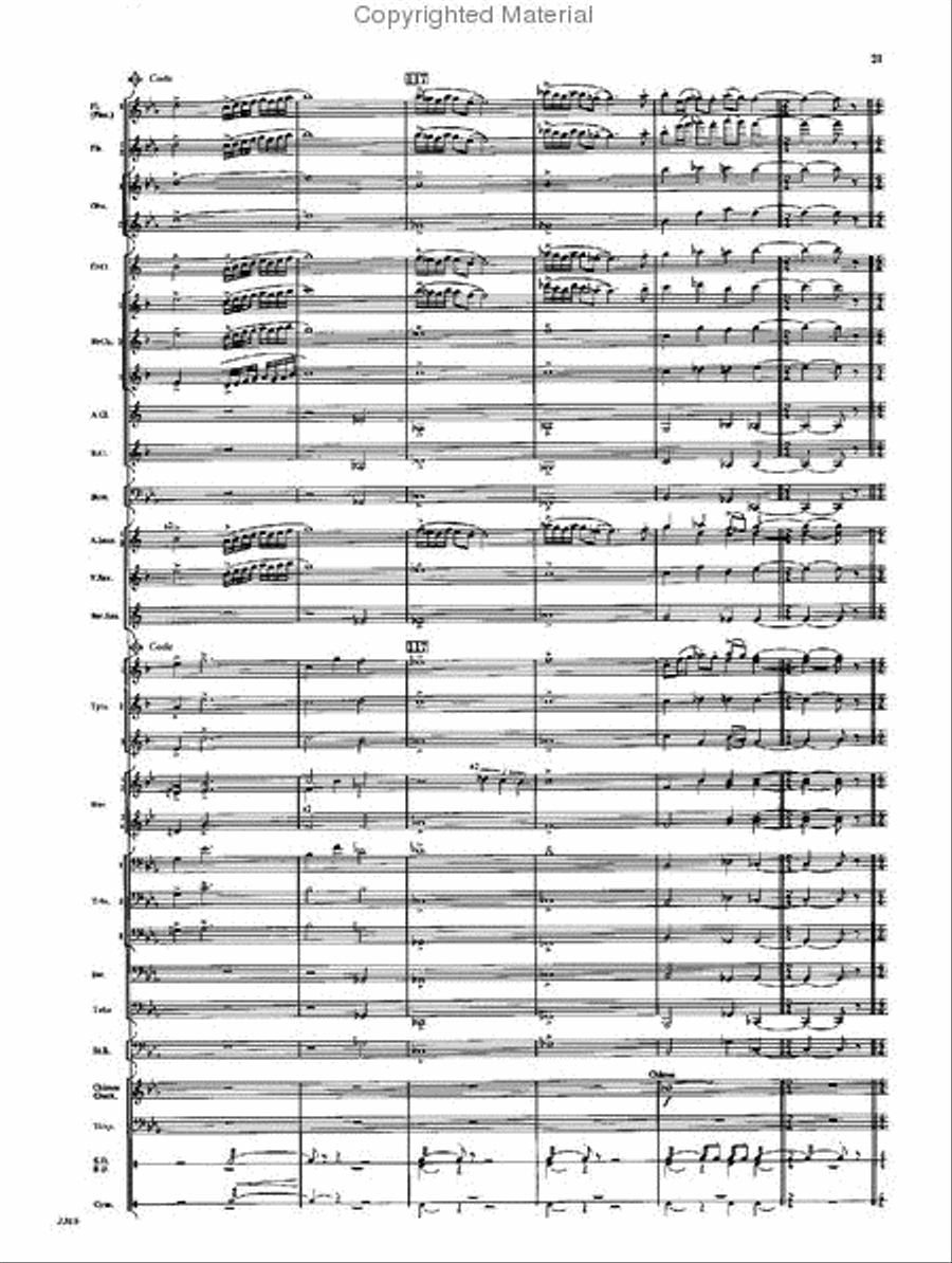 Symphonic Scenario Symphonic Scenario Concert Band scores gallery preview page 20