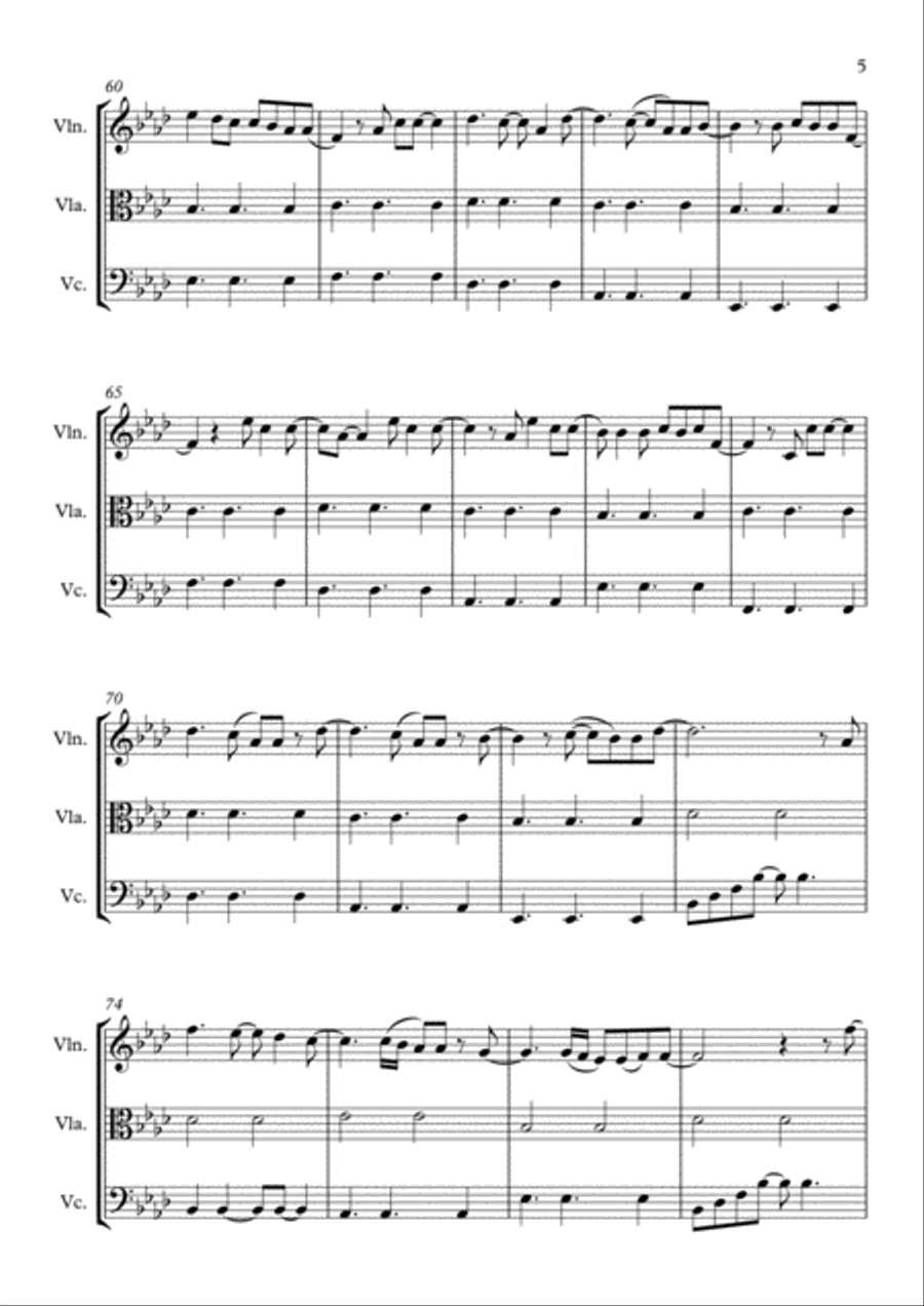 All Of Me String Trio scores gallery preview page 5