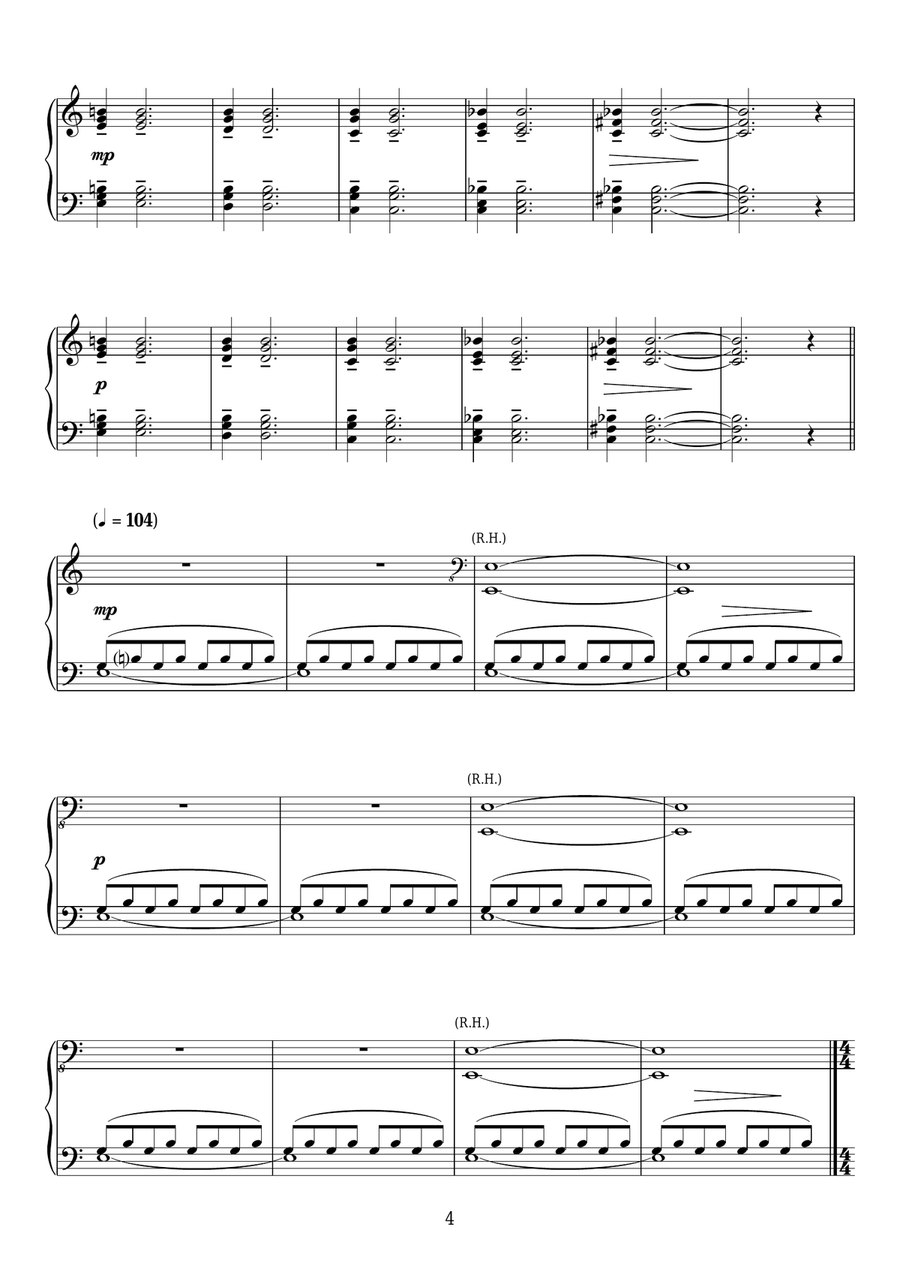 Metamorphosis 1-5 (Complete) Piano Solo scores gallery preview page 4