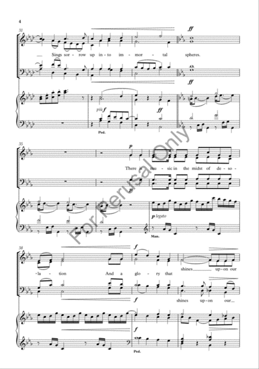 For Remembrance 4-Part scores gallery preview page 4