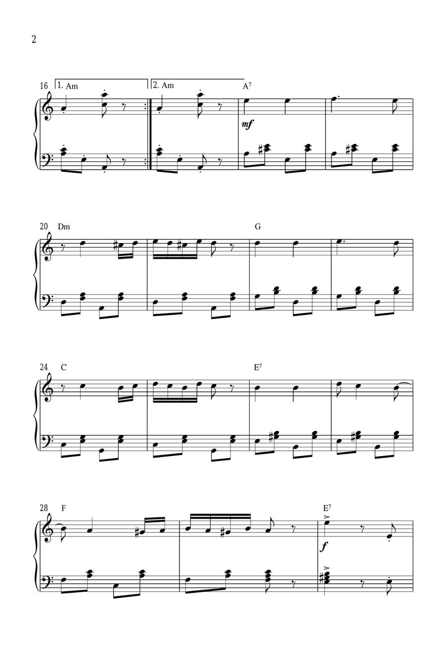 Hungarian Dance No.5 Piano Method scores gallery preview page 2