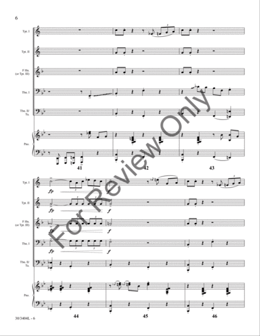What a Wonderful Child What a Wonderful Child Brass Ensemble scores gallery preview page 7