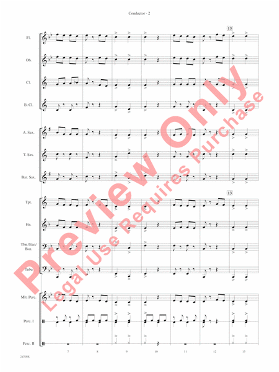 Belwin Beginning Band Kit #2 Concert Band scores gallery preview page 5