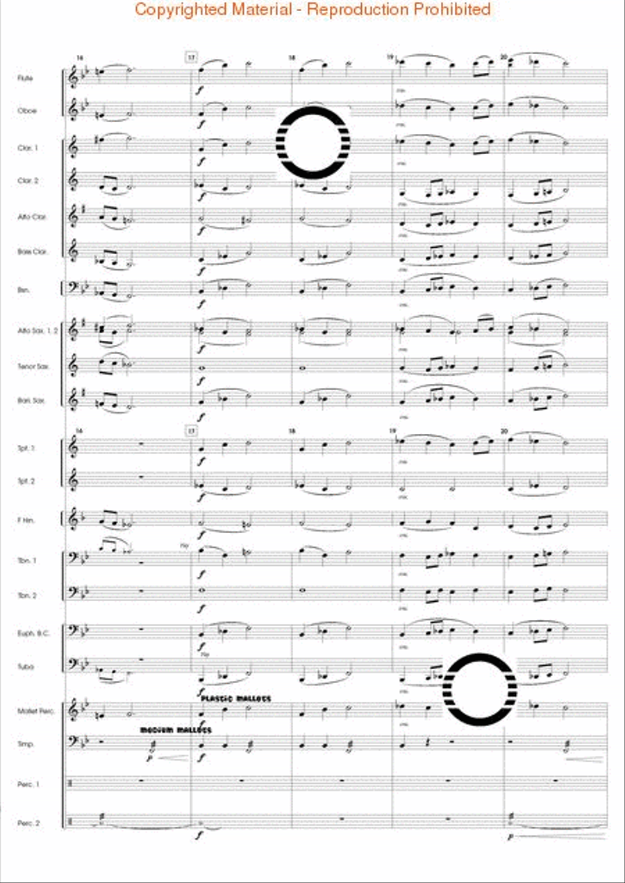 Peer Gynt Suite No. 1 Concert Band scores gallery preview page 13