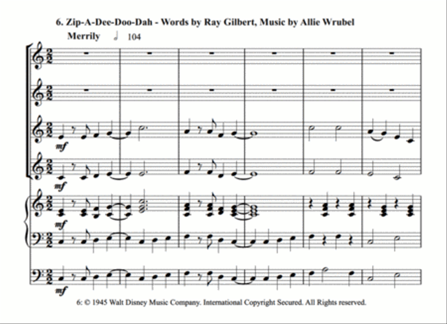 A Small World Medley Set of Parts scores gallery preview page 15