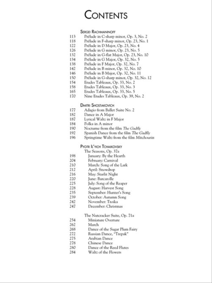 Russian Piano Album Piano Solo scores gallery preview page 3