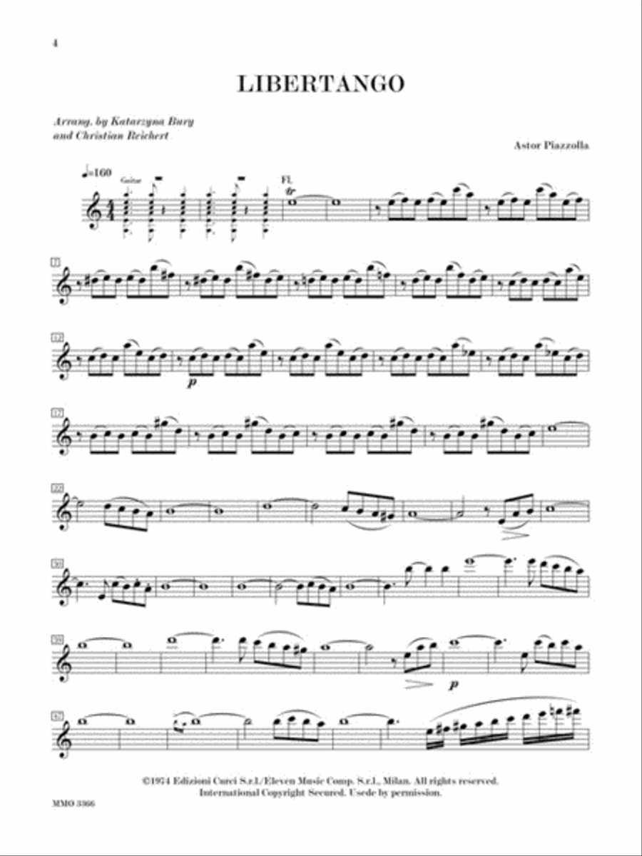 Bossa, Samba and Tango Duets for Flute & Guitar Flute scores gallery preview page 3
