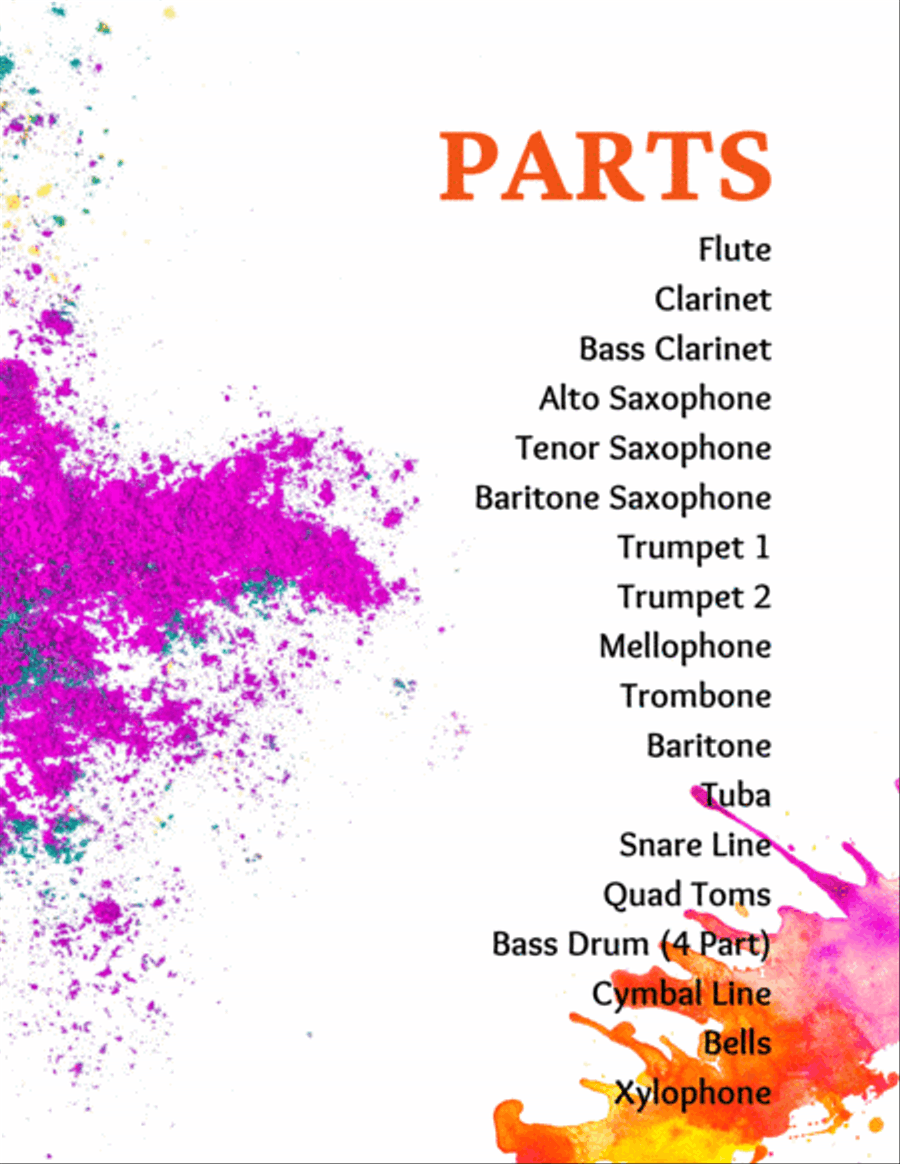 Lean On Me Marching Band scores gallery preview page 2
