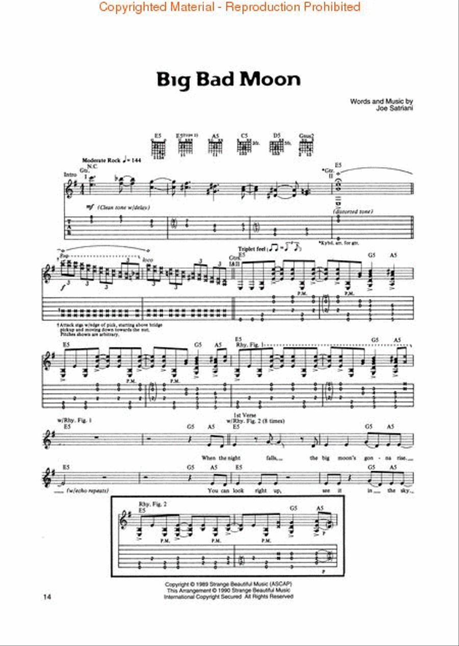 The Best of Joe Satriani Electric Guitar scores gallery preview page 3