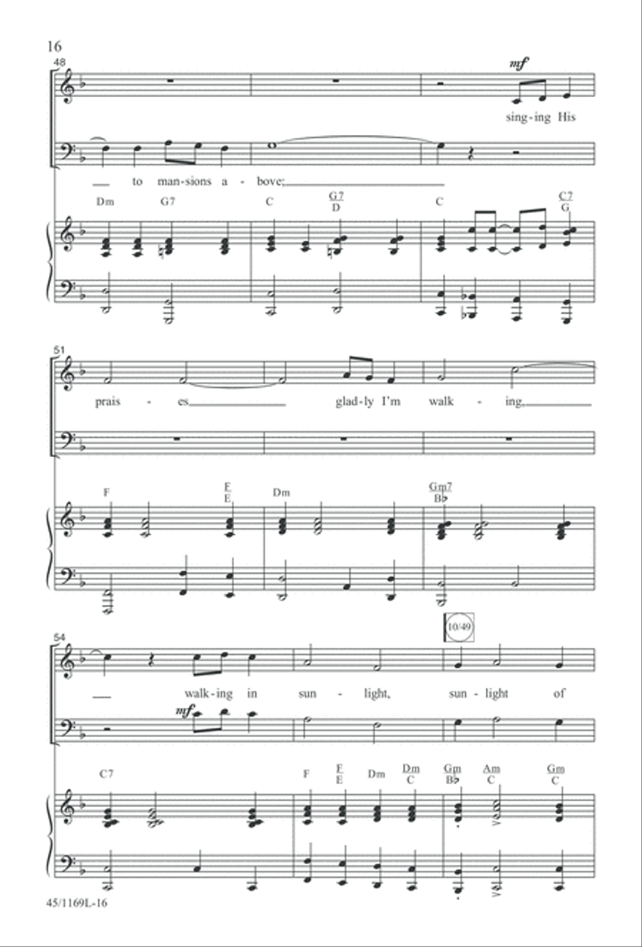Simply Southern Gospel 3-Part scores gallery preview page 16