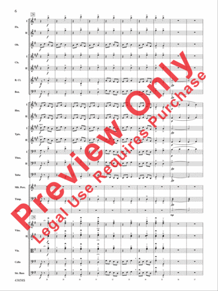 A Northumbrian Folk Song Suite Full Orchestra scores gallery preview page 7