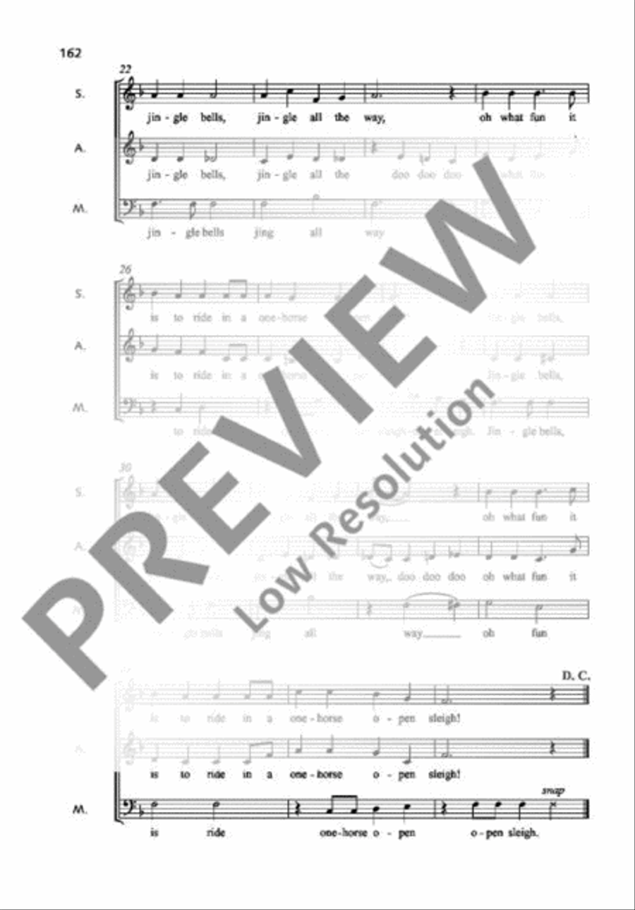 Jingle Bells Jingle Bells Mixed Choir scores gallery preview page 4