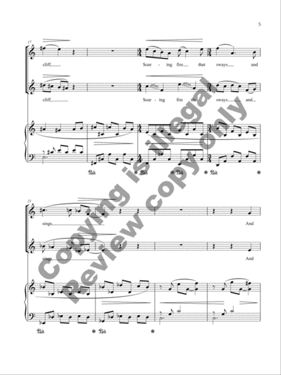 Music Like a Curve of Gold Mezzo-Soprano Voice scores gallery preview page 14