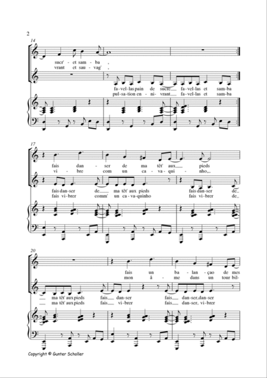 Rio de Janeiro Rio de Janeiro 2-Part scores gallery preview page 2