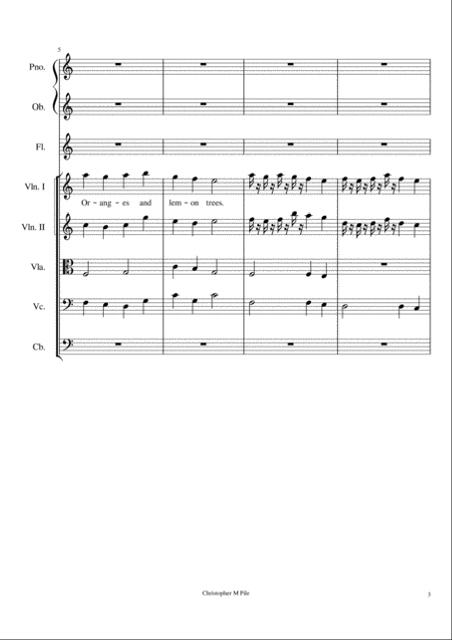 Melodia de Suzzana Small Ensemble scores gallery preview page 3