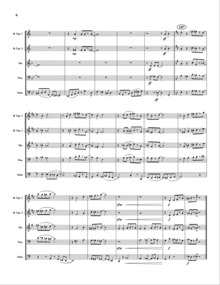 Royal Garden Blues Brass Quintet scores gallery preview page 6