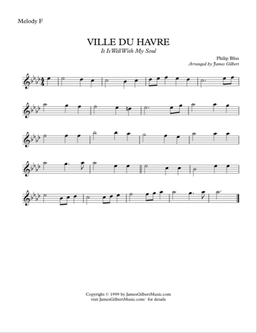 VILLE DU HAVRE (It is Well) Small Ensemble scores gallery preview page 5