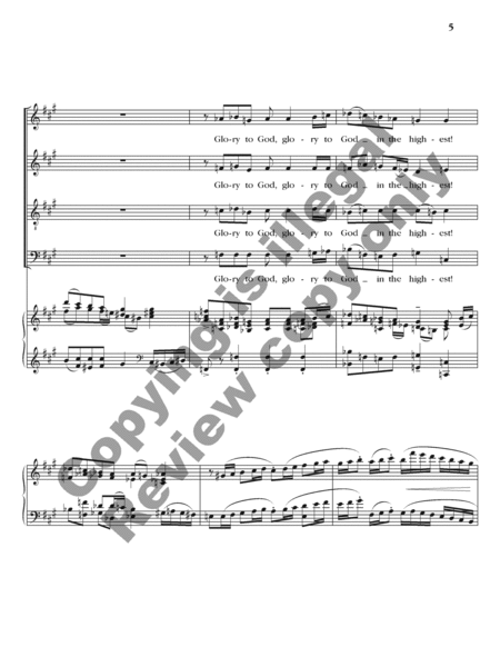 Glory to God (Choral Score) image number null