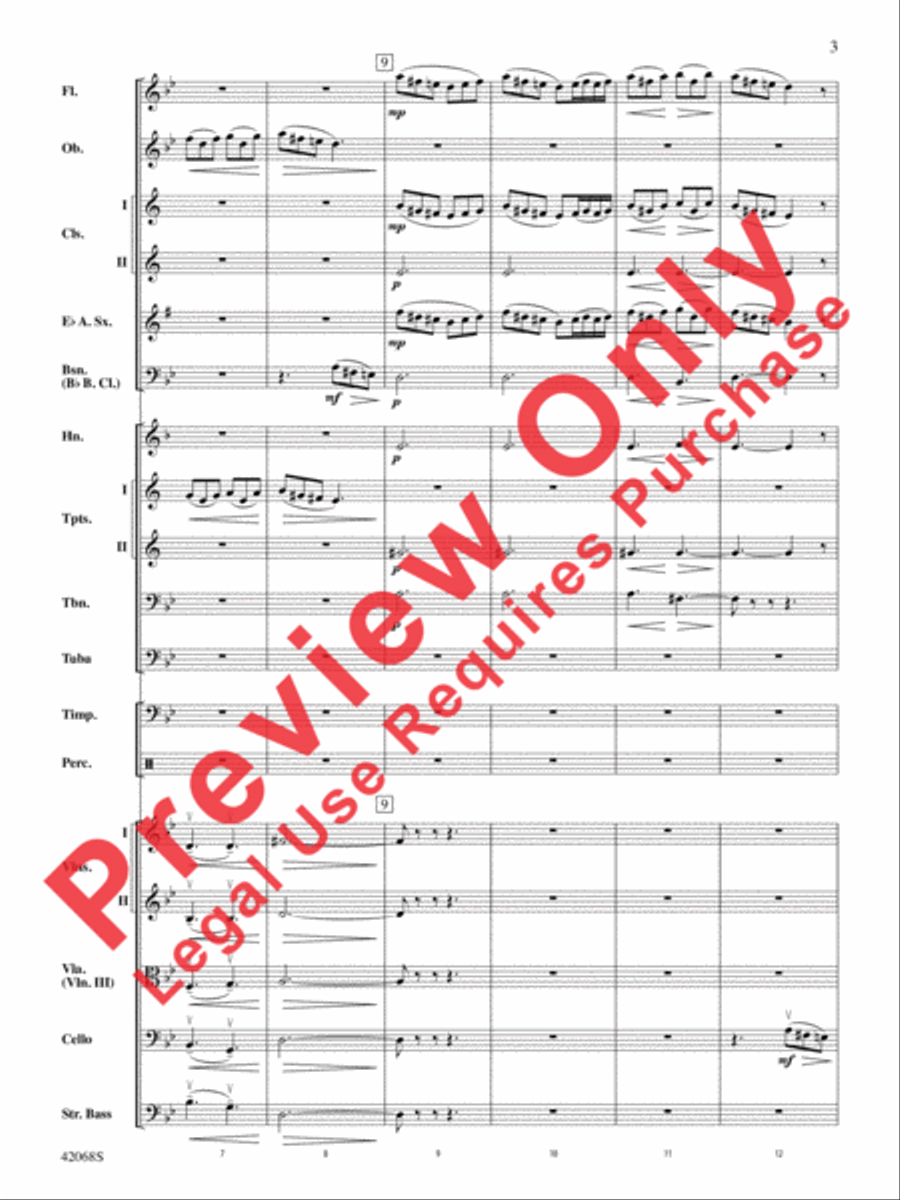 Peer Gynt Suite Selections Full Orchestra scores gallery preview page 4