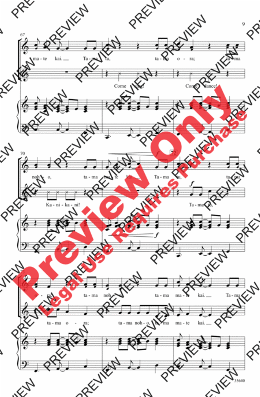 Tama Tu 2-Part scores gallery preview page 9