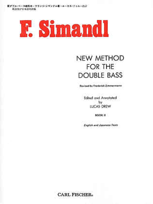 Book cover for New Method for the Double Bass